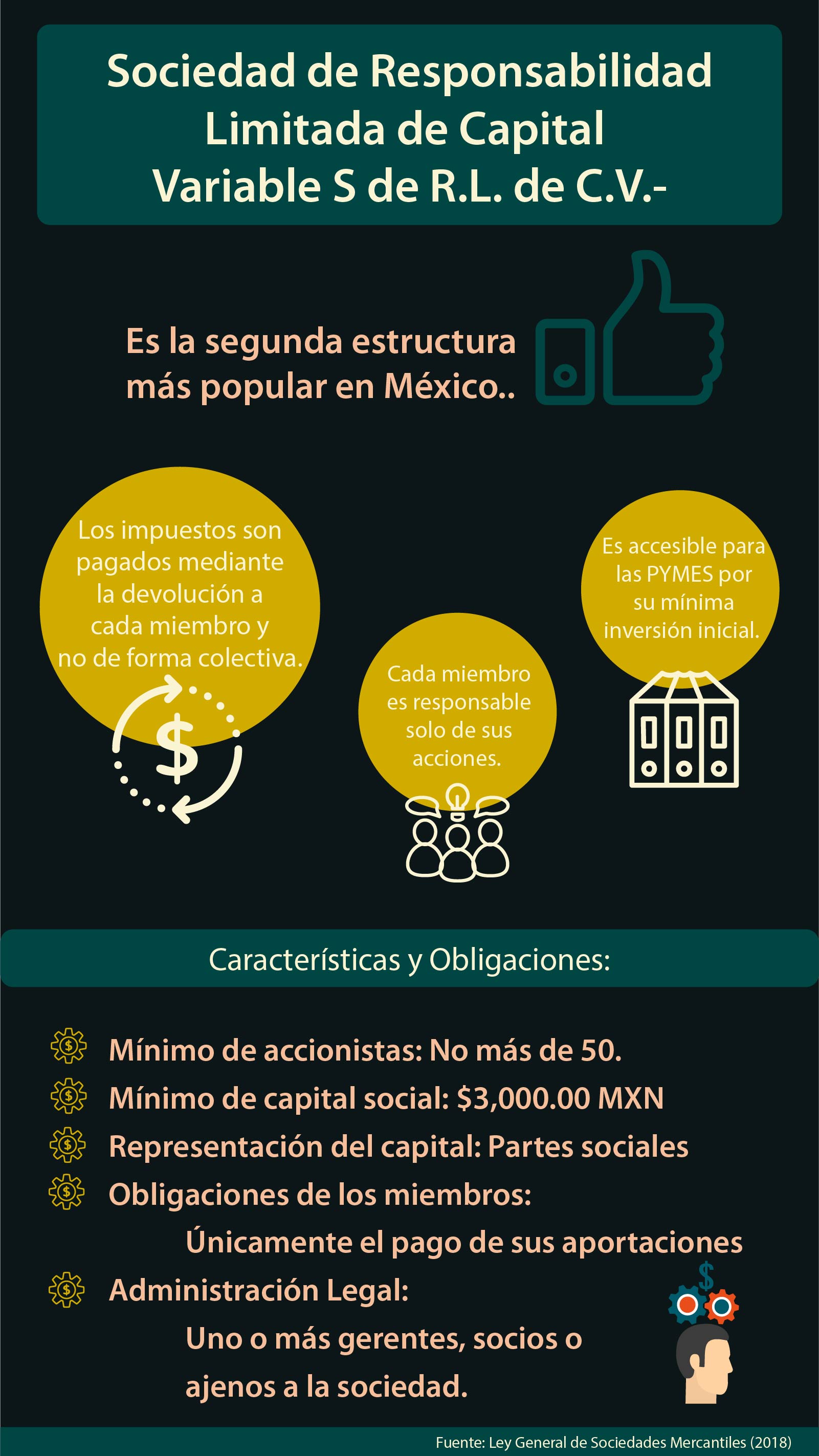 Infografía de Sociedad de Responsabilidad Límitada